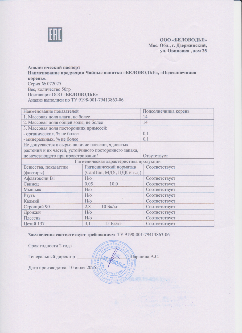Паспорт №072025
